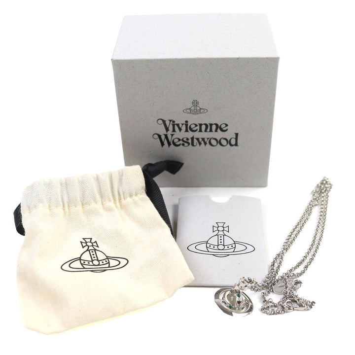 Excellent Vivienne Westwood Necklace PETITE ORB PENDANT Petit Orb Pendant Silver Women