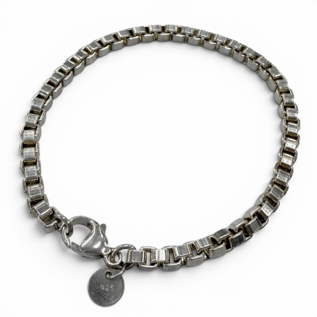 Great TIFFANY&Co. bracelet Venetian Accessories chain Silver SV925