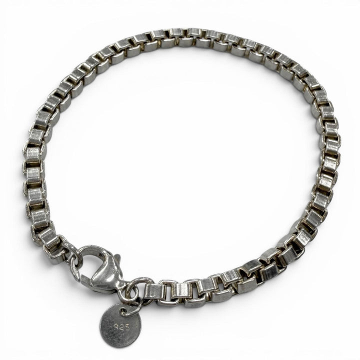 Great TIFFANY&Co. bracelet Venetian Accessories chain Silver SV925