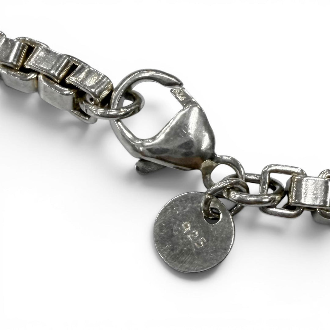 Great TIFFANY&Co. bracelet Venetian Accessories chain Silver SV925