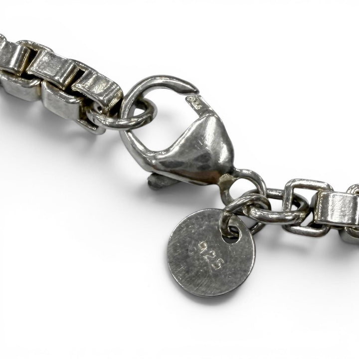 Great TIFFANY&Co. bracelet Venetian Accessories chain Silver SV925
