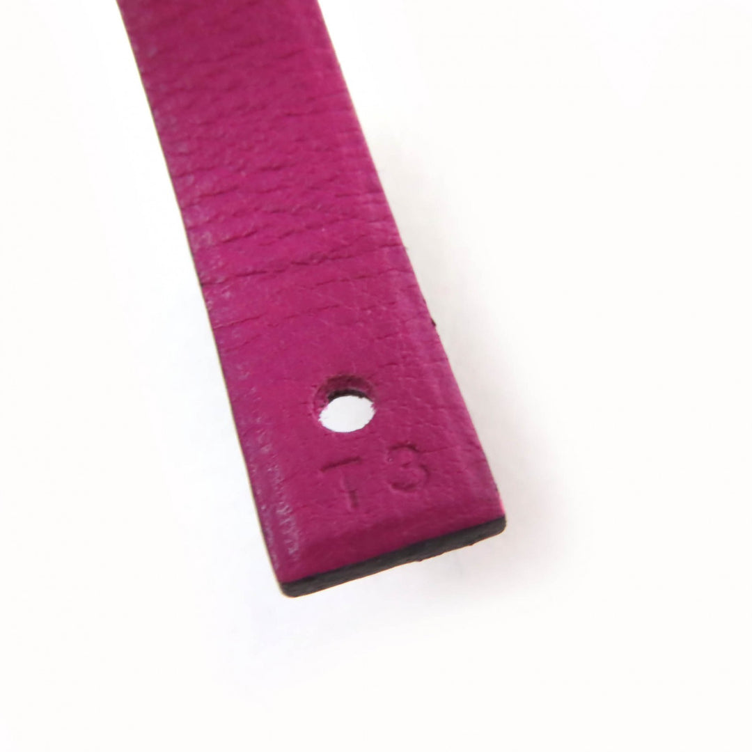 Excellent HERMES bracelet Medor Infinie Double Tour Bracelet purple leather