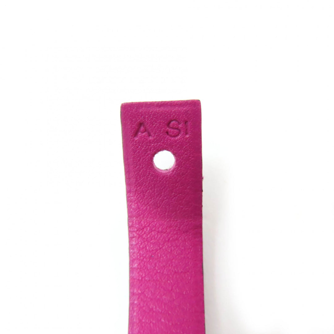 Excellent HERMES bracelet Medor Infinie Double Tour Bracelet purple leather