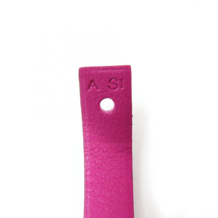 Excellent HERMES bracelet Medor Infinie Double Tour Bracelet purple leather