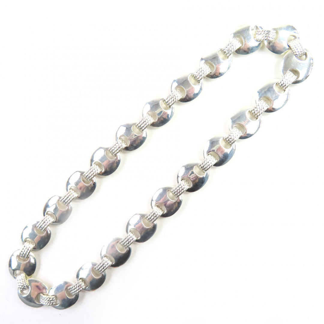 Great HERMES Necklace Shrouis Silver SV925 Women