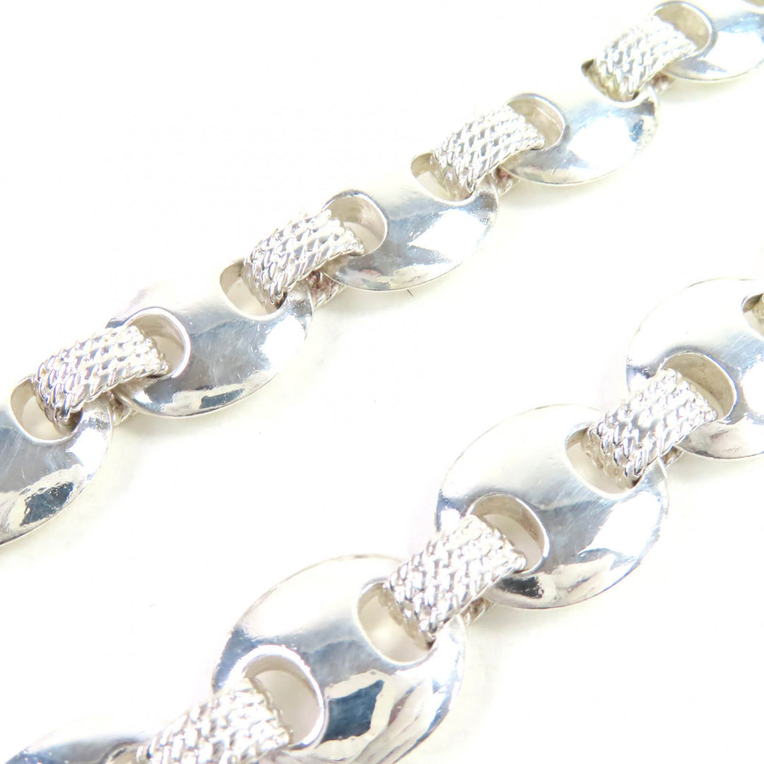 Great HERMES Necklace Shrouis Silver SV925 Women