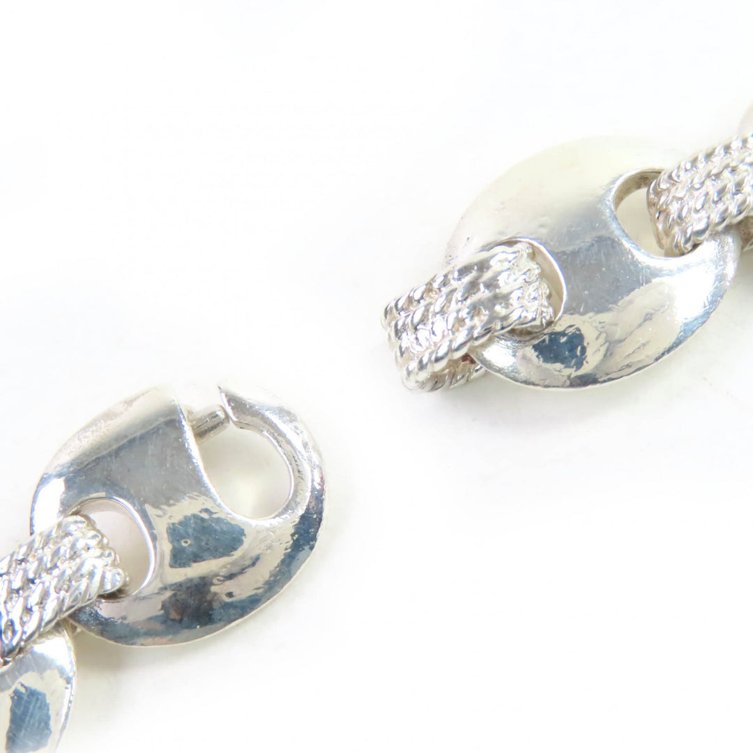 Great HERMES Necklace Shrouis Silver SV925 Women