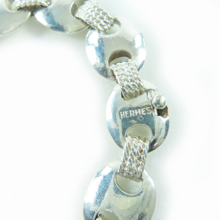 Great HERMES bracelet Shrouis Bangle accessories Silver 925 Women