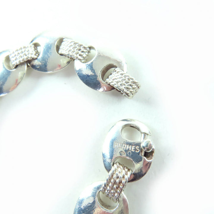 Great HERMES bracelet Shrouis Bangle accessories Silver 925 Women