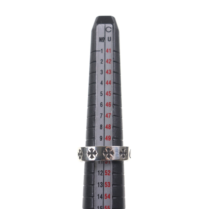 Great CHROME HEARTS Ring Spacer Ring Forever 0.2"" Silver 925 mens