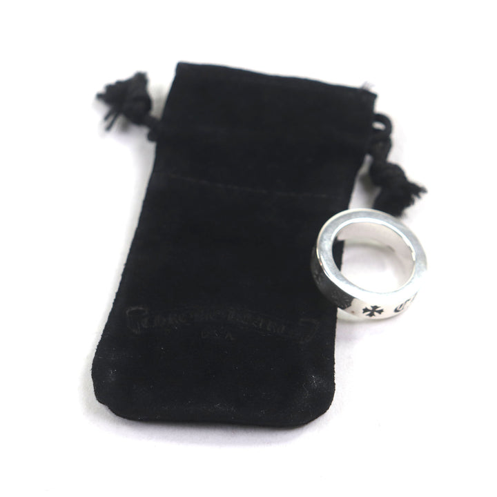 Great CHROME HEARTS Ring Spacer Ring Forever 0.2"" Silver 925 mens