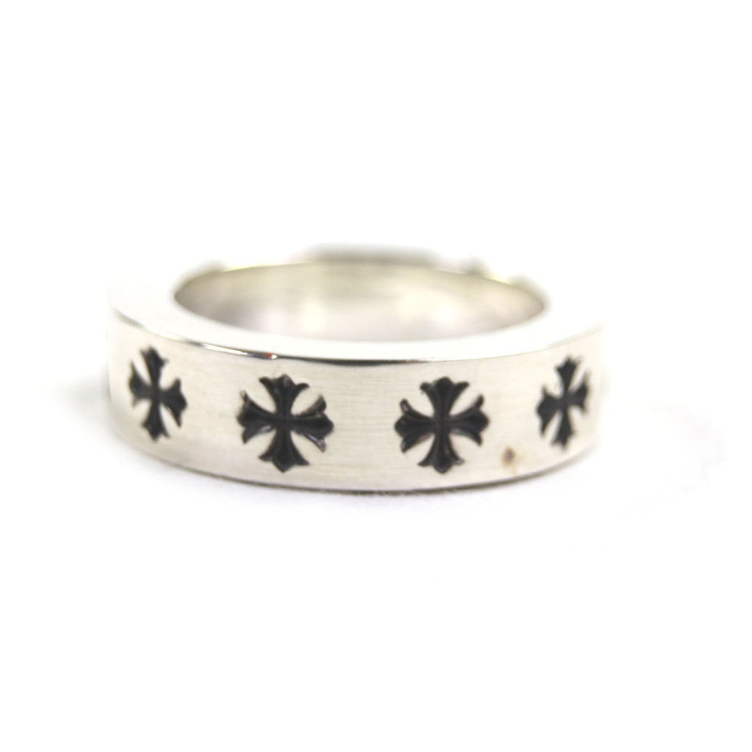 Great CHROME HEARTS Ring Spacer Ring Forever 0.2"" Silver 925 mens