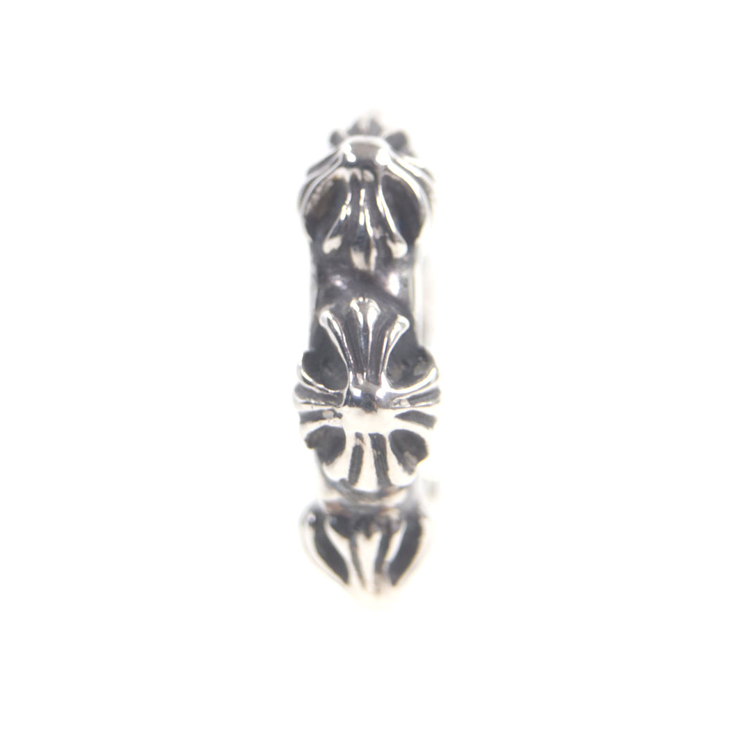 Excellent CHROME HEARTS Pierce Cross band For one ear Silver 925 mens