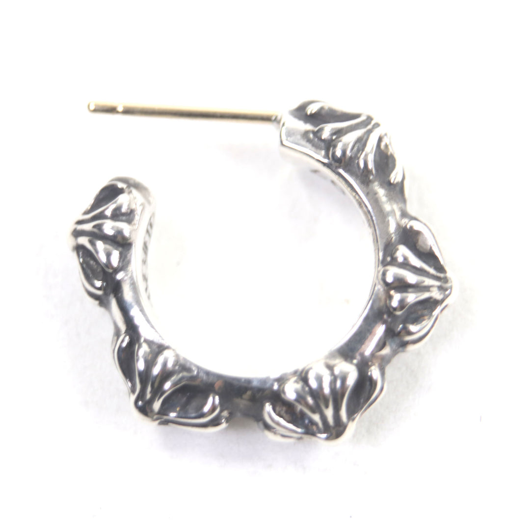 Excellent CHROME HEARTS Pierce Cross band For one ear Silver 925 mens