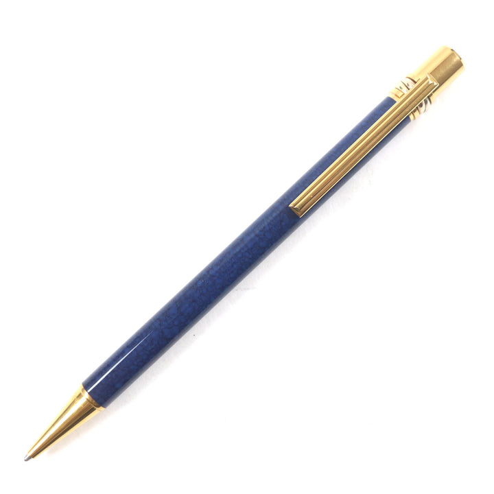 Cartier Ballpoint pen Mast Trinity Rare Marble Pattern wist Type Navy gold mens