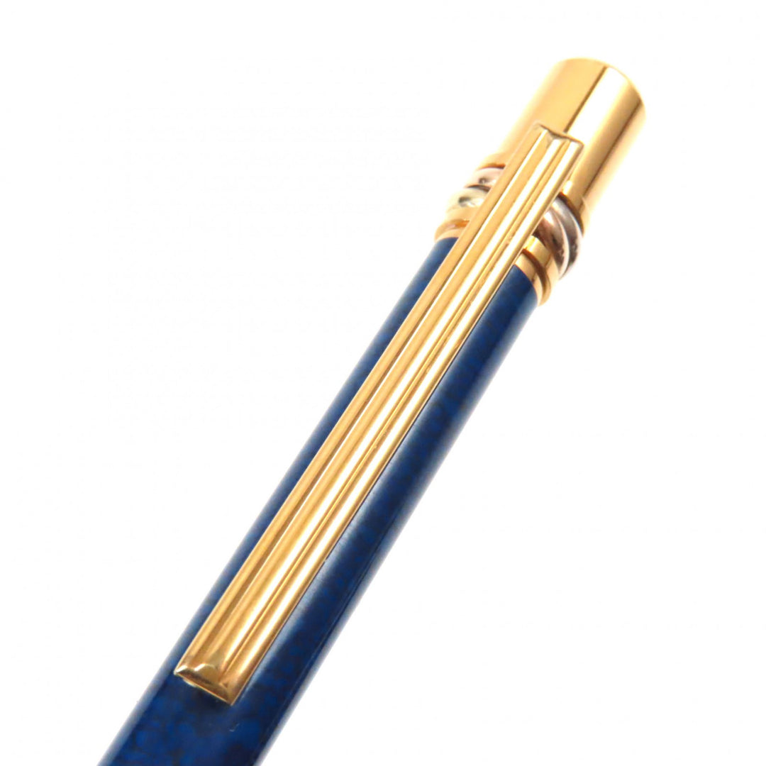 Very Good Cartier Ballpoint pen Mast Trinity Navy mens