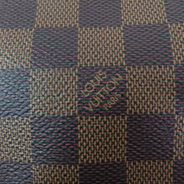 Excellent LOUIS VUITTON Pochette Mini Pochette Accessoires Brown Damier Ebene