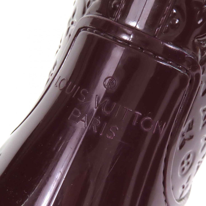 Great LOUIS VUITTON Rain shoes Monogram long rain boots Bordeaux rubber Women 35