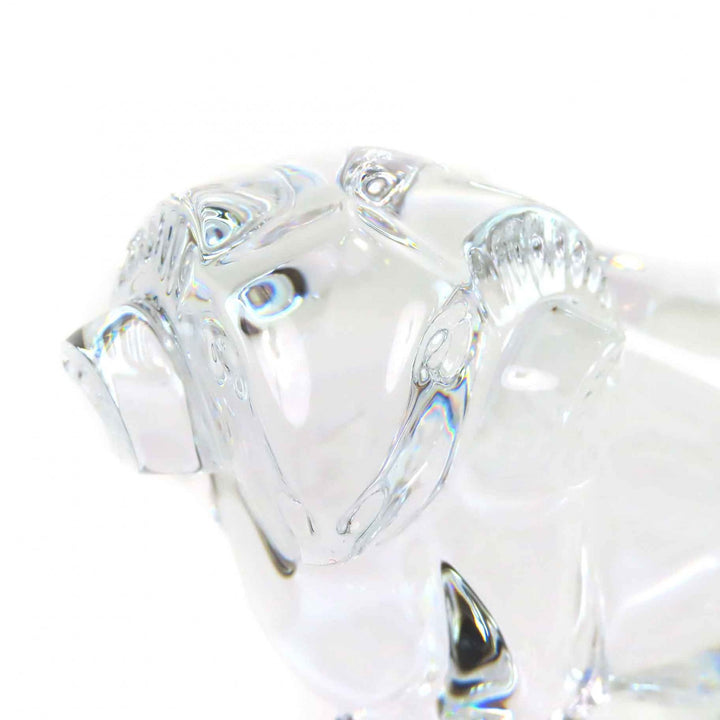 Pristine Baccarat Chinesezodiac Ox, Sheep, Dog, Object,Interior Decoration,clear