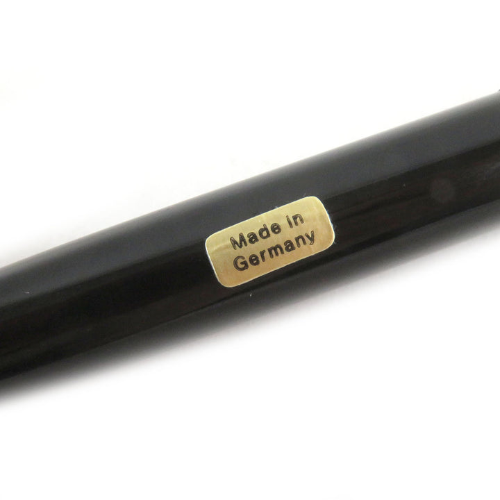 Excellent MONTBLANC Ballpoint pen Meisterstck Classic Pix Black gold Precious resin mens