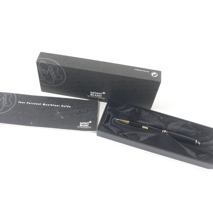 Excellent MONTBLANC mechanical pencil Meisterstck Black gold mens