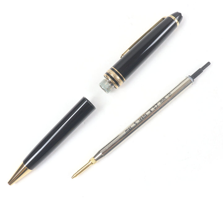 Excellent MONTBLANC mechanical pencil Meisterstck Black gold mens