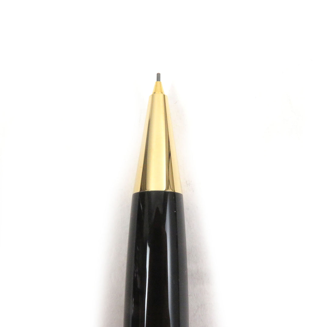 Excellent MONTBLANC mechanical pencil Meisterstck Black gold mens