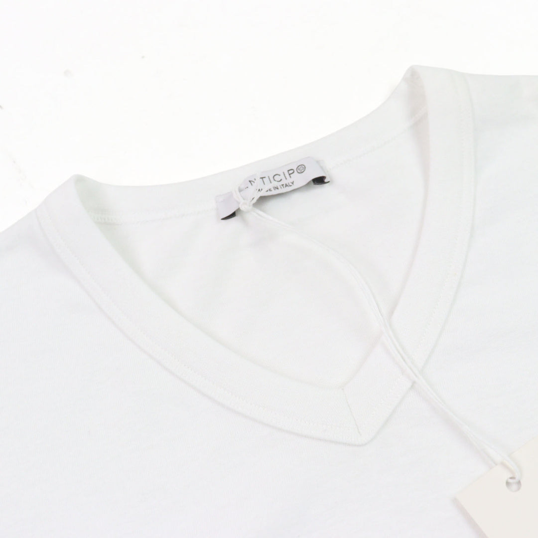 Pristine ANTICIPO Short sleeve T-shirt INZOLIA Logo tag, smooth cotton