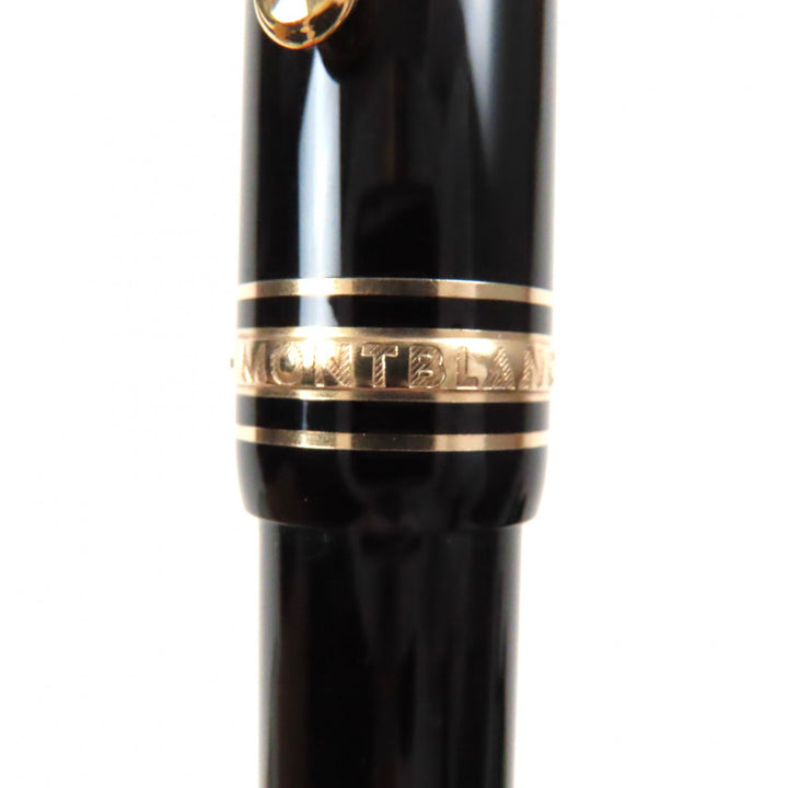 Great MONTBLANC Ballpoint pen Meisterstckle Grand Black gold mens