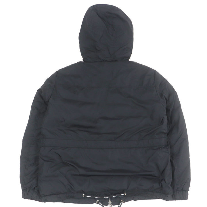 Great MONCLER Down jacket MENUE GIUBBOTTO Large logo patch black Nylon mens 2