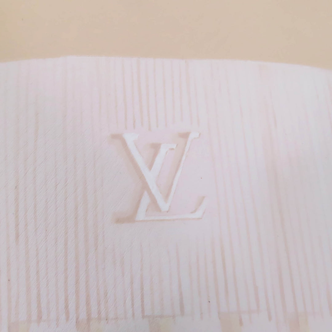 Excellent LOUIS VUITTON Ankle boots LV logo pointed toe Black White leather Women 37.5