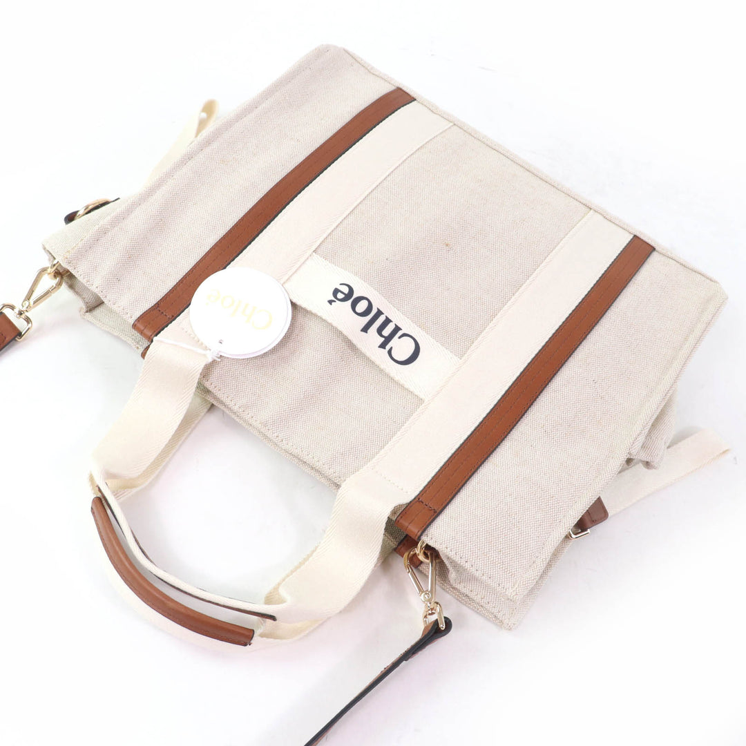 Pristine Chloe Tote Bag Baby Carrying Bag Mother's Bag beige Jute Women C90406