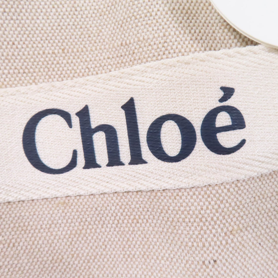 Pristine Chloe Tote Bag Baby Carrying Bag Mother's Bag beige Jute Women C90406