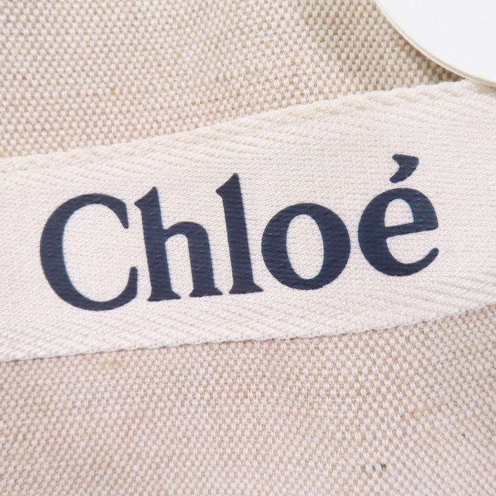 Pristine Chloe Tote Bag Baby Carrying Bag Mother's Bag beige Jute Women C90406