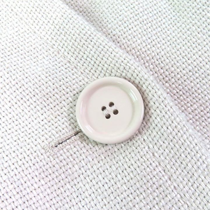 Excellent S MaxMara DESIGN FOR EASY LIVING coat Logo button single linen Women