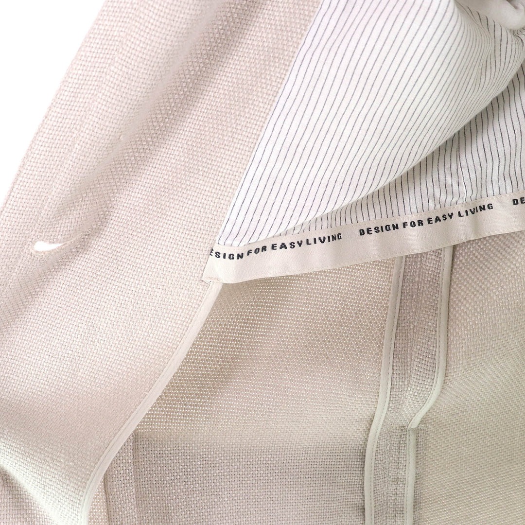 Excellent S MaxMara DESIGN FOR EASY LIVING coat Logo button single linen Women