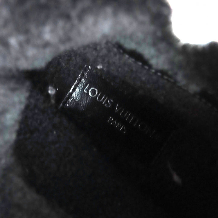 Great LOUIS VUITTON short boots LV logo Metal back zip leather shearling Women