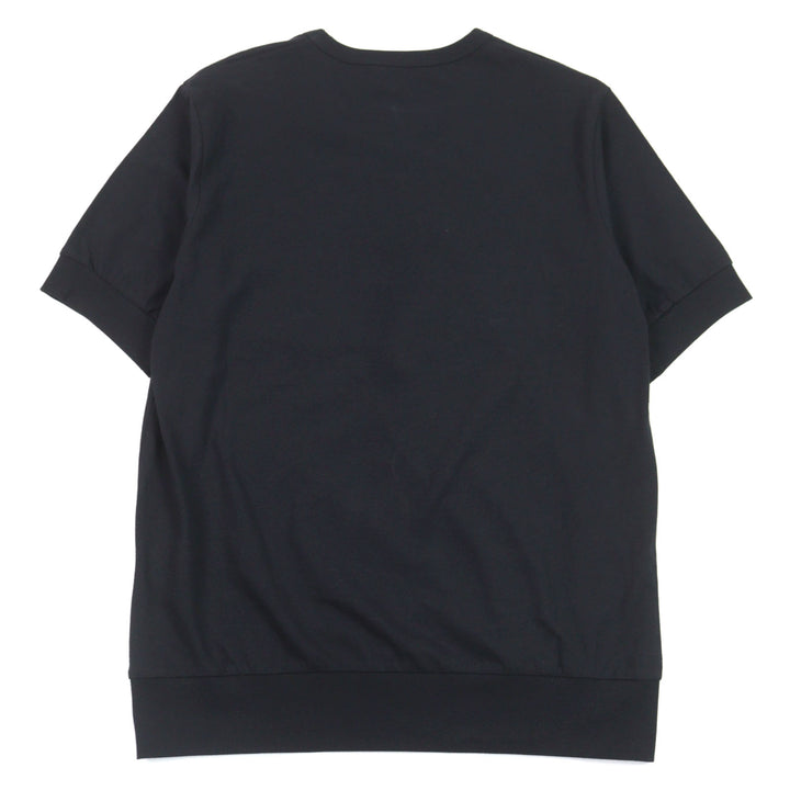 Pristine ANTICIPO Short sleeve T-shirt INZOLIA INZOLIA Logo tag, black mens 44