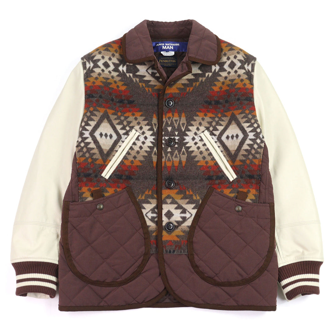 Excellent JUNYA WATANABE MAN PENDLETO Stajan multicolor polyester mens S WJ-J019