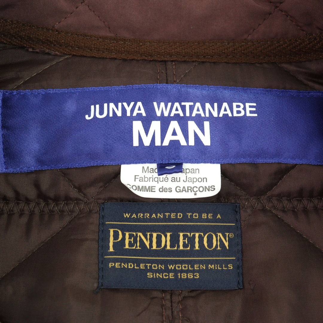 Excellent JUNYA WATANABE MAN PENDLETO Stajan multicolor polyester mens S WJ-J019