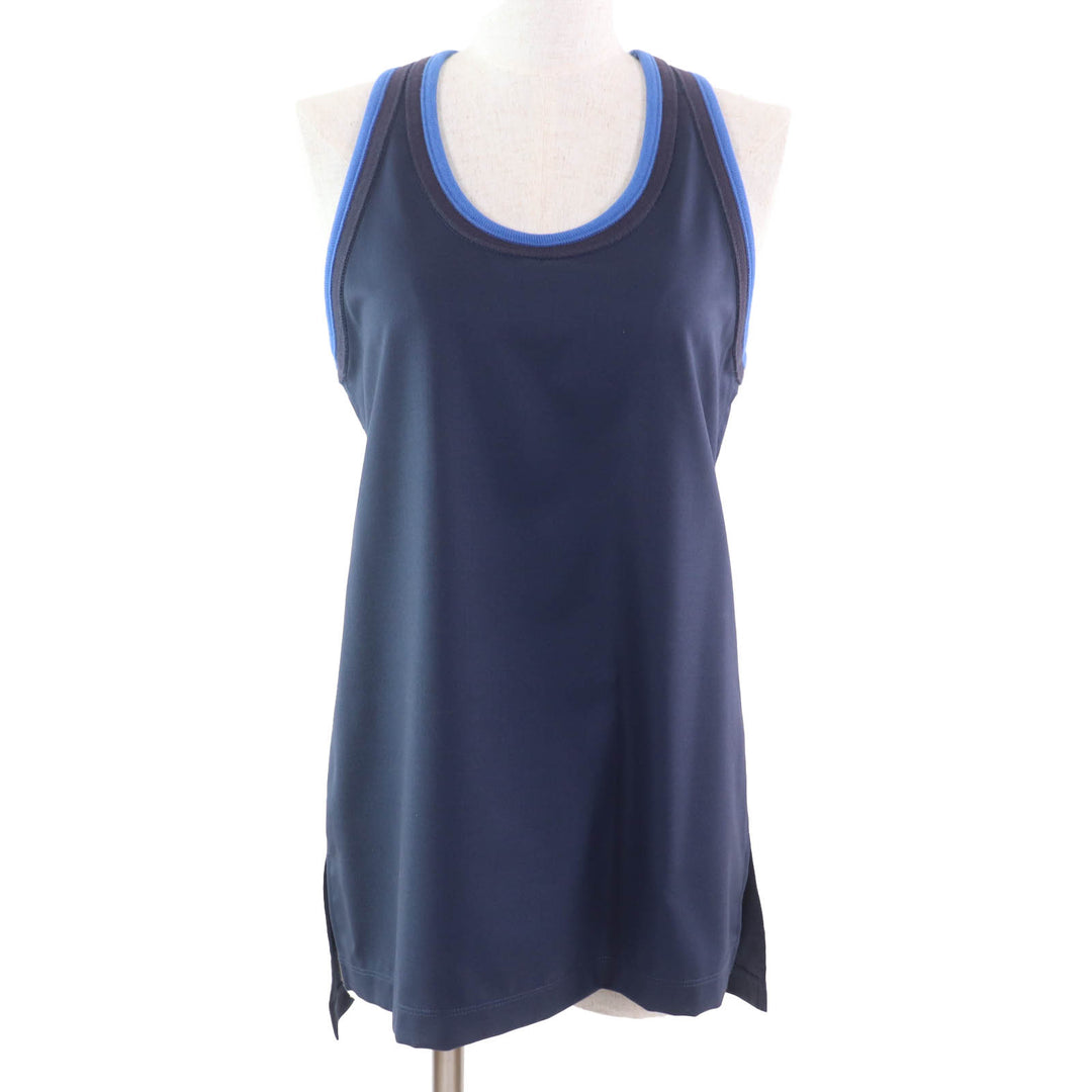 Excellent LOEWE Tank top Dark navy wool Women 32 S540Y07X31