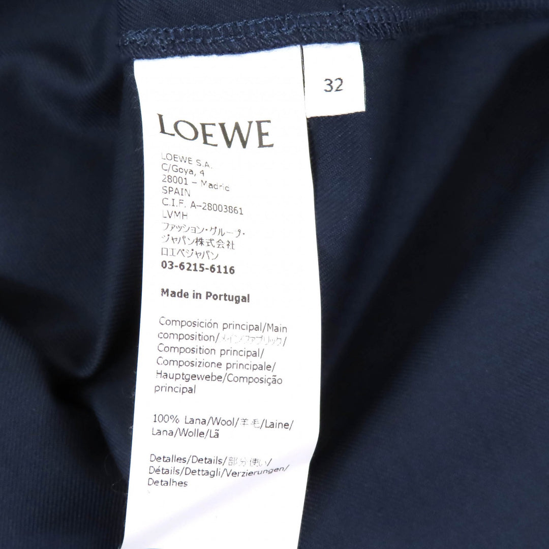 Excellent LOEWE Tank top Dark navy wool Women 32 S540Y07X31