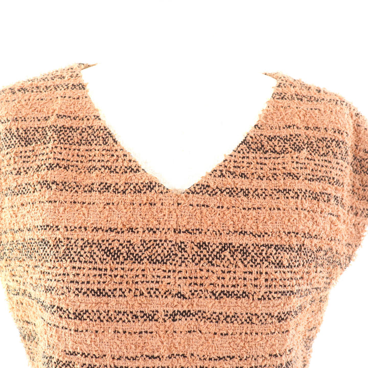 Excellent CHANEL one piece Brown cotton Women 38 P57978