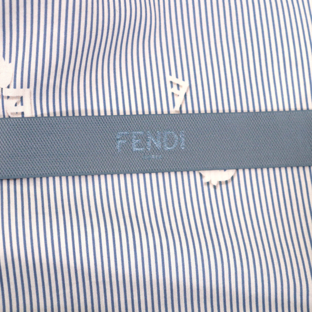 Great FENDI skirt White blue cotton Women 38 FQ7486