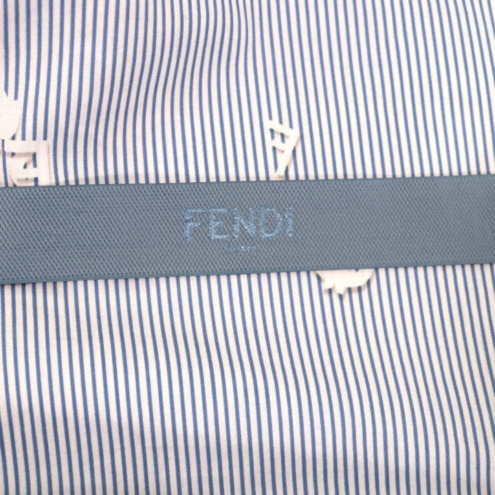 Great FENDI skirt White blue cotton Women 38 FQ7486