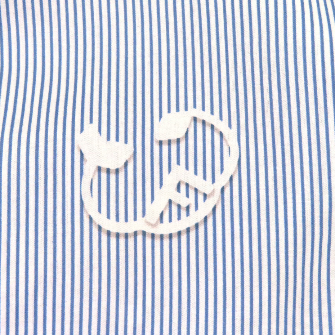Great FENDI skirt White blue cotton Women 38 FQ7486