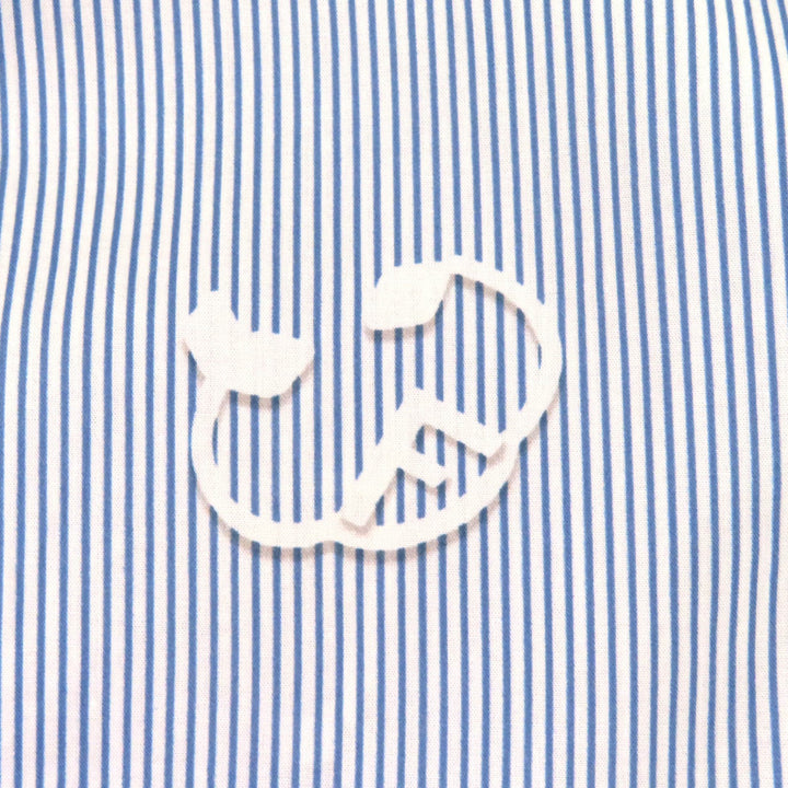 Great FENDI skirt White blue cotton Women 38 FQ7486