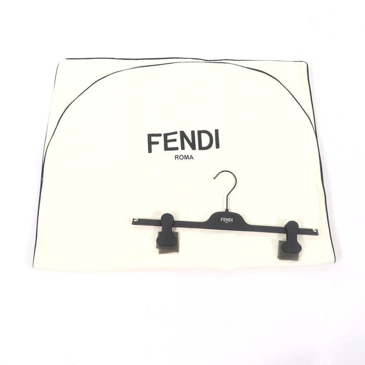 Great FENDI skirt White blue cotton Women 38 FQ7486