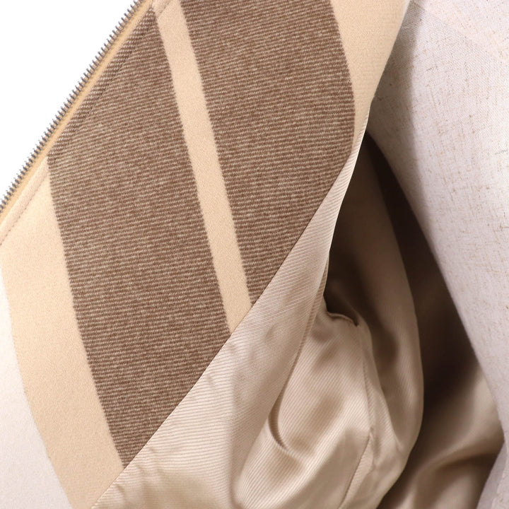 Excellent HERMES coat beige wool Women 36 2H0133DI
