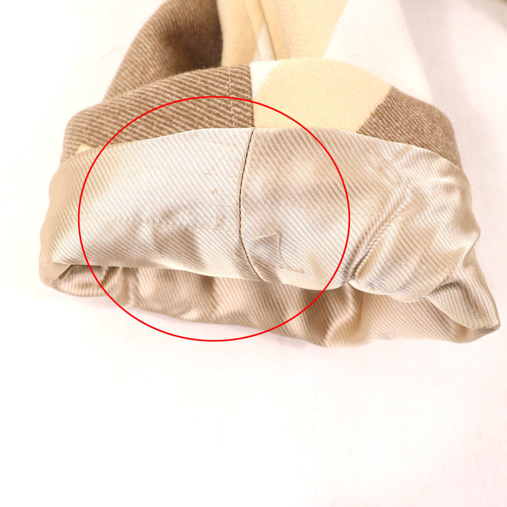 Excellent HERMES coat beige wool Women 36 2H0133DI